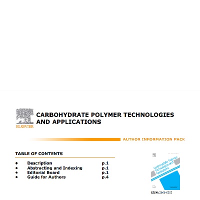 CARBOHYDRATE POLYMER TECHNOLOGIES AND APPLICATIONS